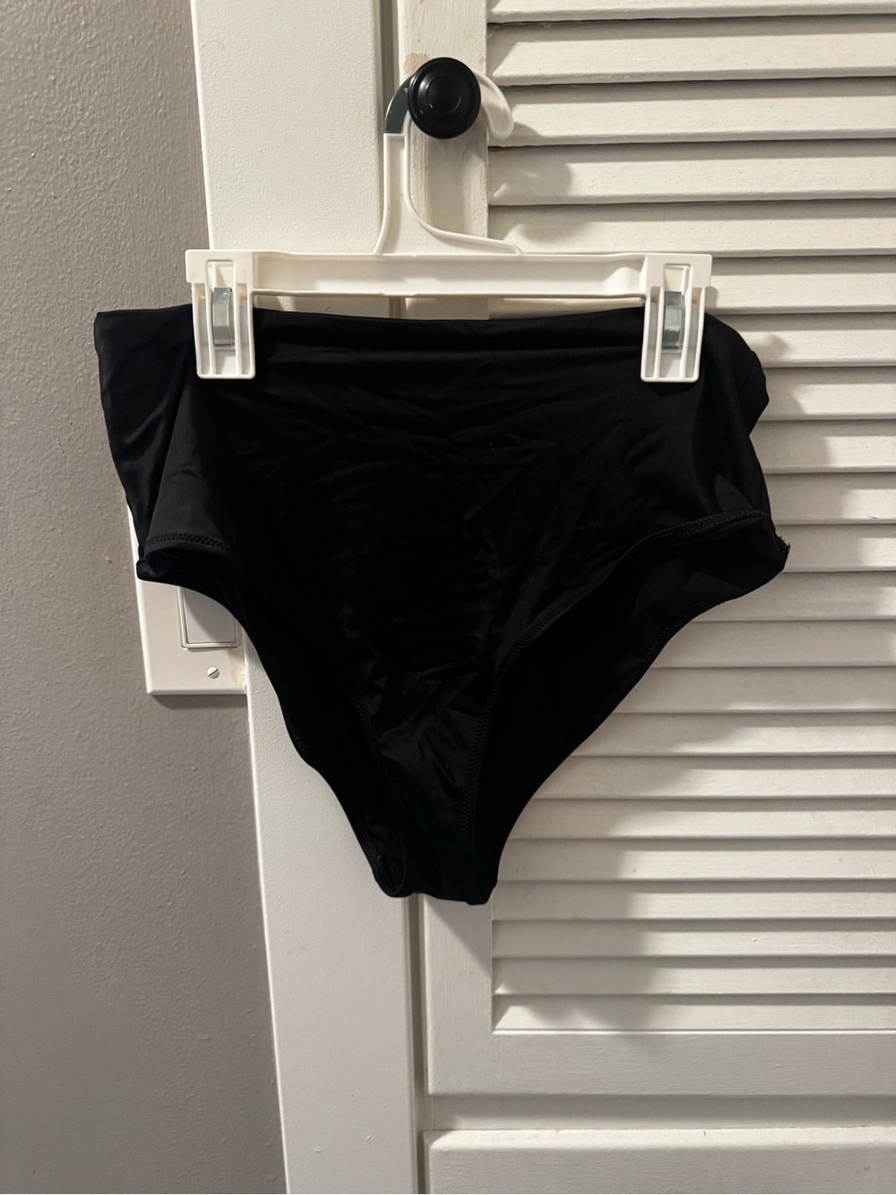 aerie Black High-Waist Bikini Bottoms